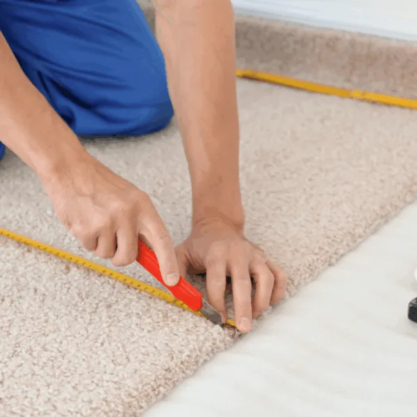 Professional carpet installation